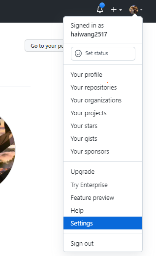githubSettings